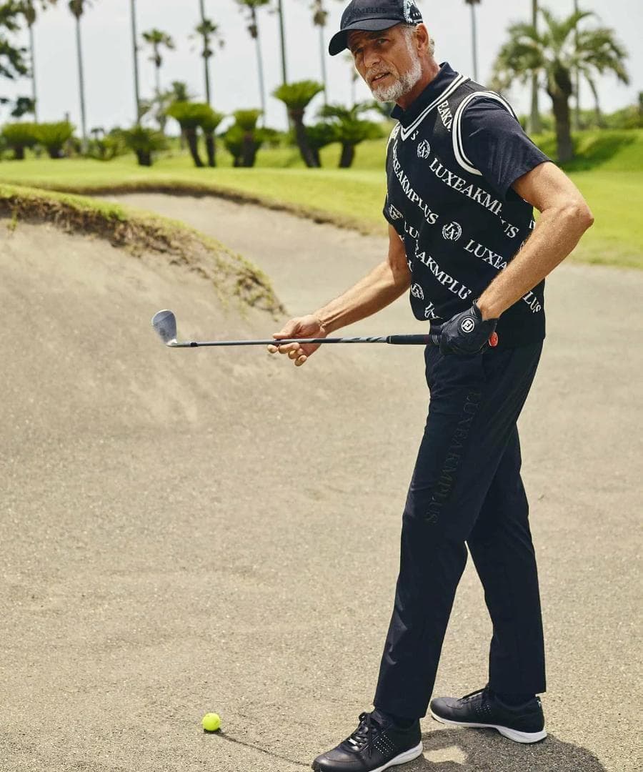 LUXEAKMPLUS / 24SS サイド ロゴ ストレッチ パンツ ゴルフ