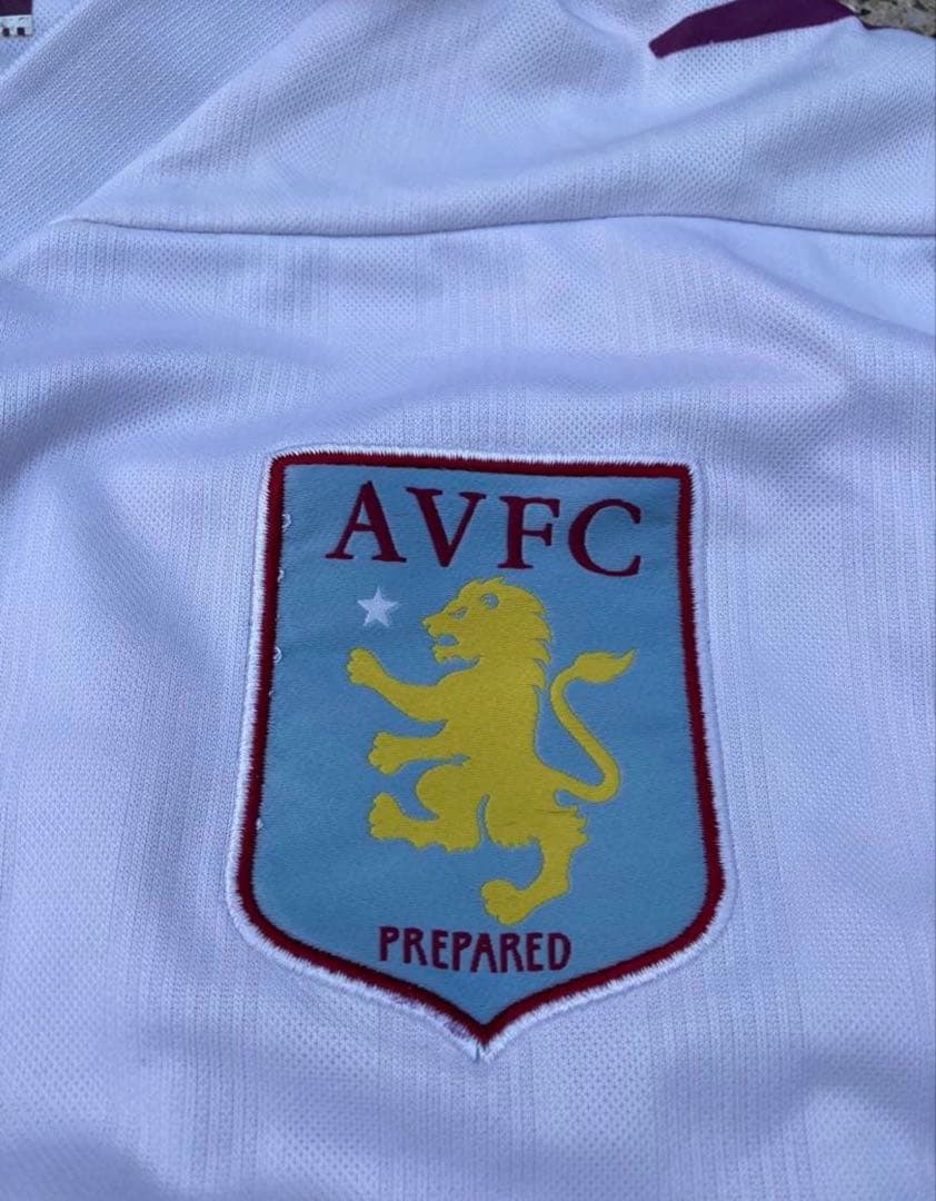 【超希少 美品】macron xアストンヴィラ アウェイユニフォーム 長袖 XL