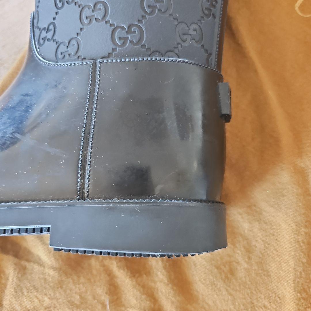 GUCCIレインシューズ38サイズ