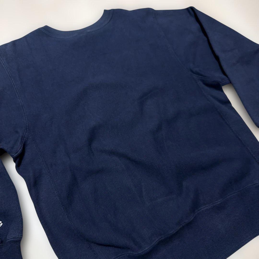 90s 刺繍タグchampion リバースウィーブ vintage ネイビー