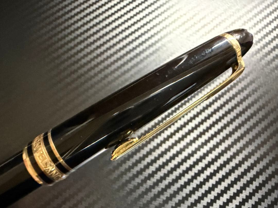 美品 モンブラン マイスターシュテュック 163 ブラック ローラーボール