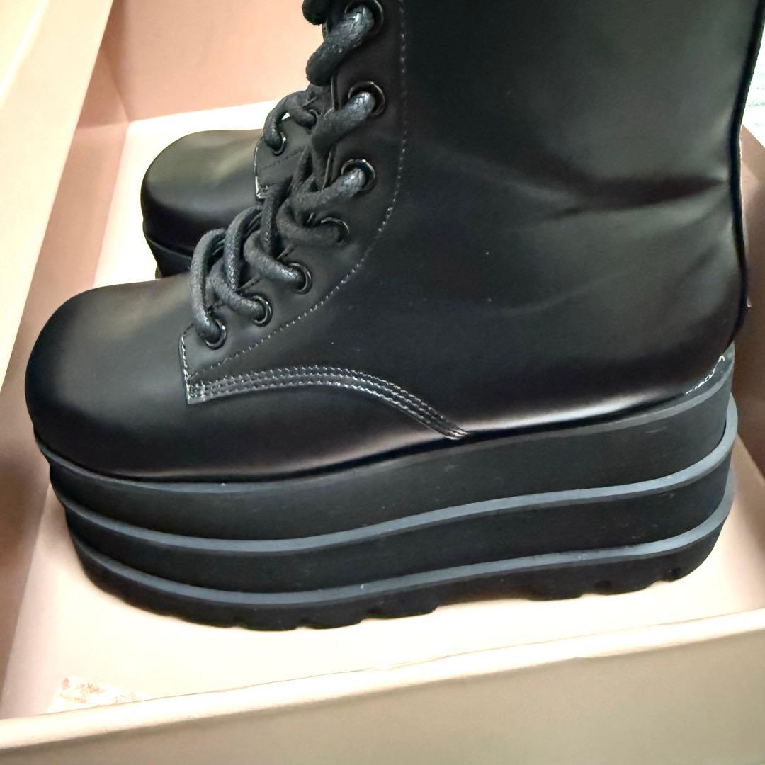 Darich 超厚底ブーツ XS 一度着用のみ ♡ヒール11.2cm箱付き。