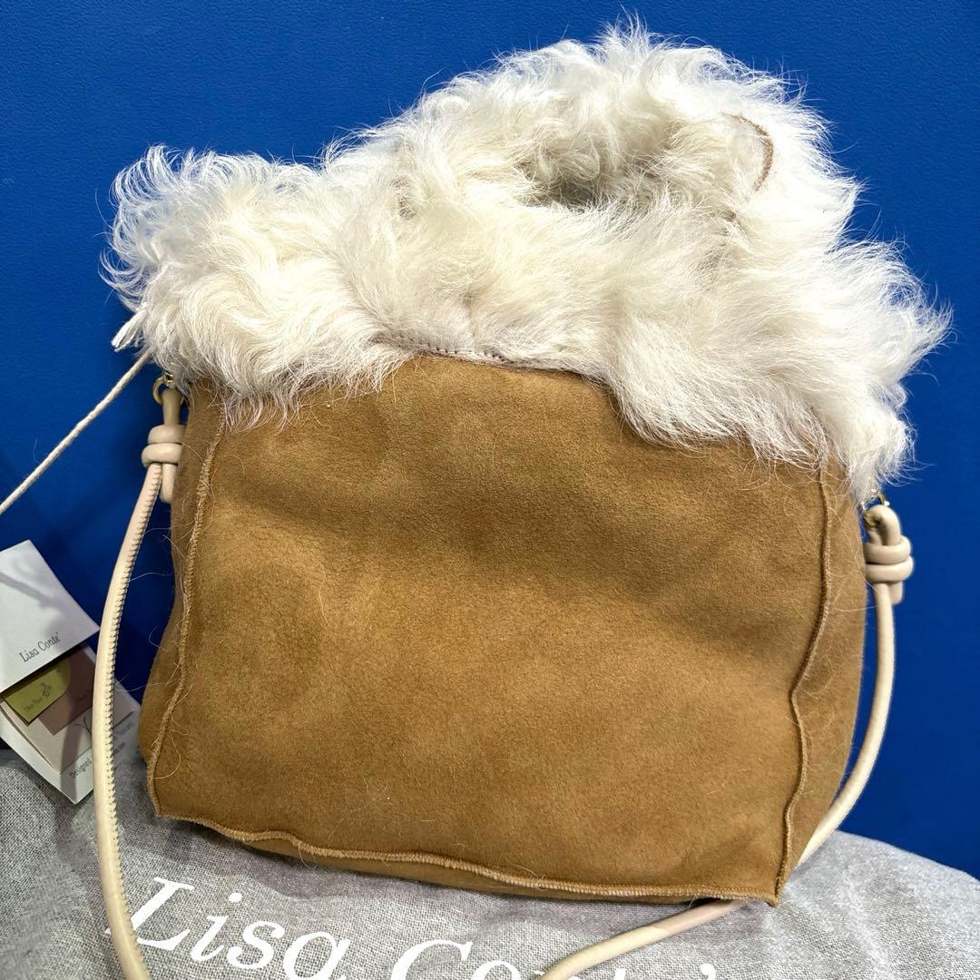 lisa conte ファー リバーシブル バッグ ヤマダヤ リサコンテ