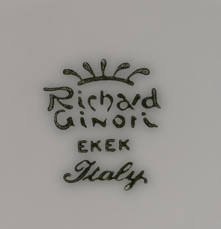 未使用 リチャード ジノリ ベッキオスクエアプレートプレート 2枚組