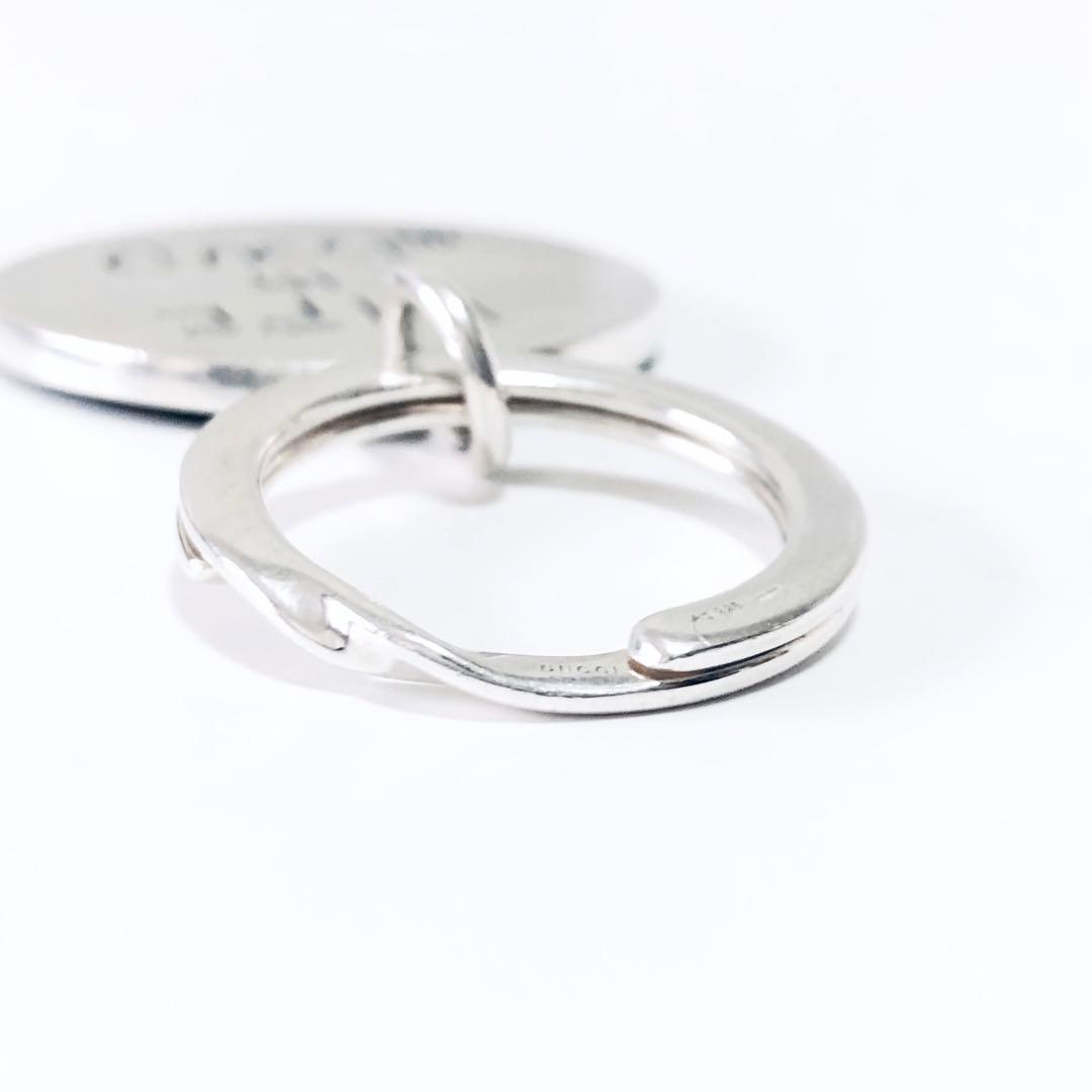 GUCCI ゴースト キーリング REAL LOGO M255036