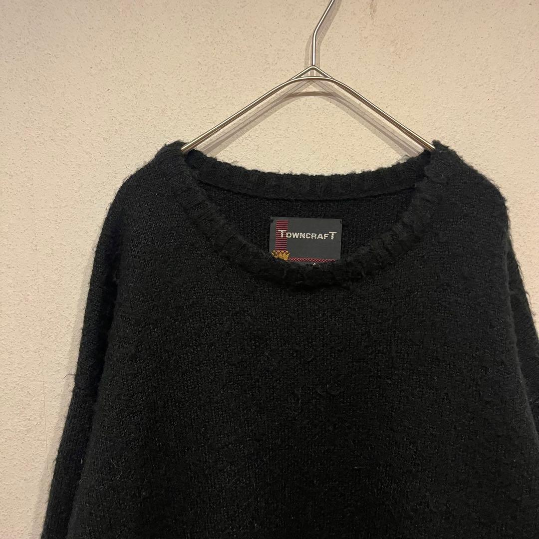 【美品】TOWNCRAFT PENNEY'S モヘア シャギー ニット 黒