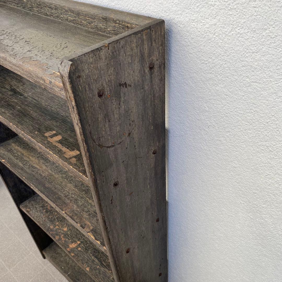 オープンシェルフ ブックシェルフ ヴィンテージ 古家具 W62.5cm