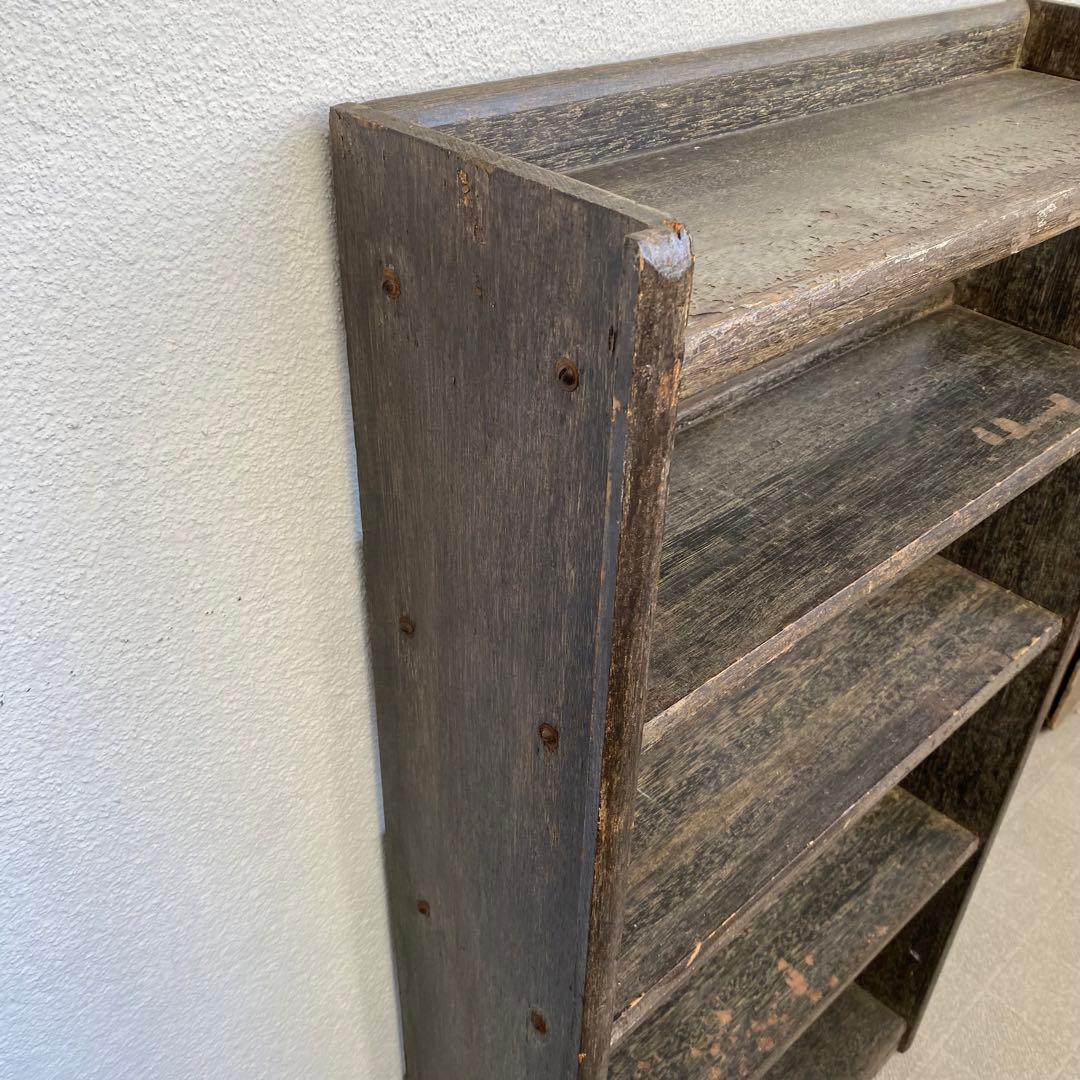 オープンシェルフ ブックシェルフ ヴィンテージ 古家具 W62.5cm