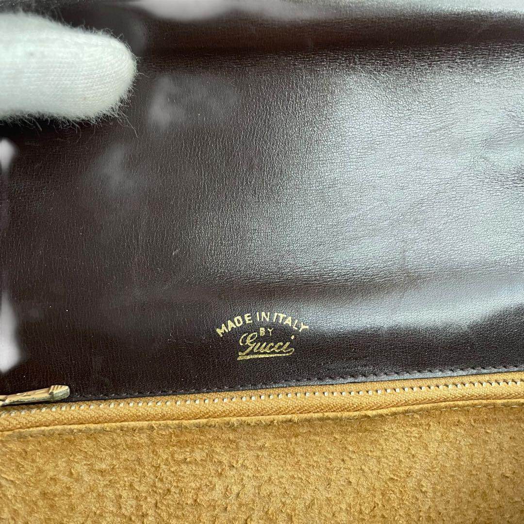 美品✨GUCCI オールドグッチ ショルダーバッグ インターロッキングG