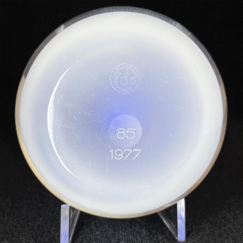 特大サイズ 1977 オールド バカラ クリスタル ペーパーウェイト