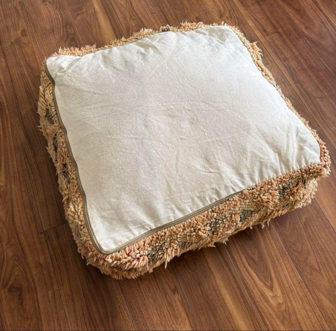 希少品　プフ　ビンテージ　モロッコ　クッション