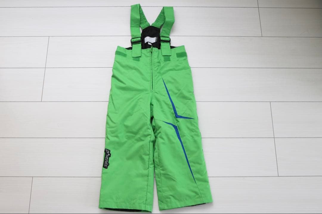 100㎝ Phenix スキーウェア 子ども用 黒と緑