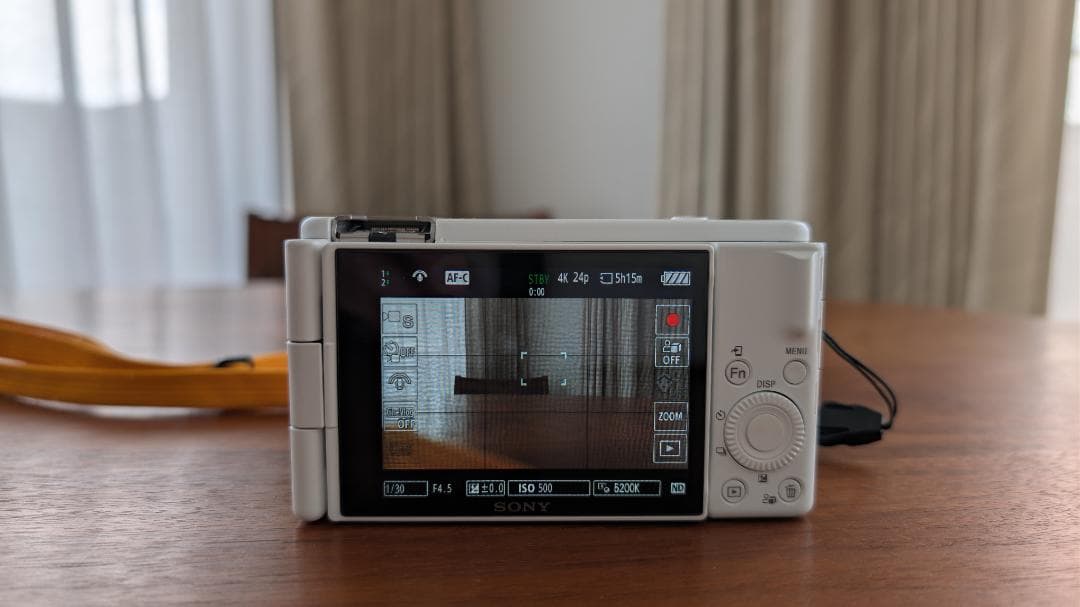 SONY ZV-1 II ホワイト バッテリー・充電器・ストラップ付【美品】