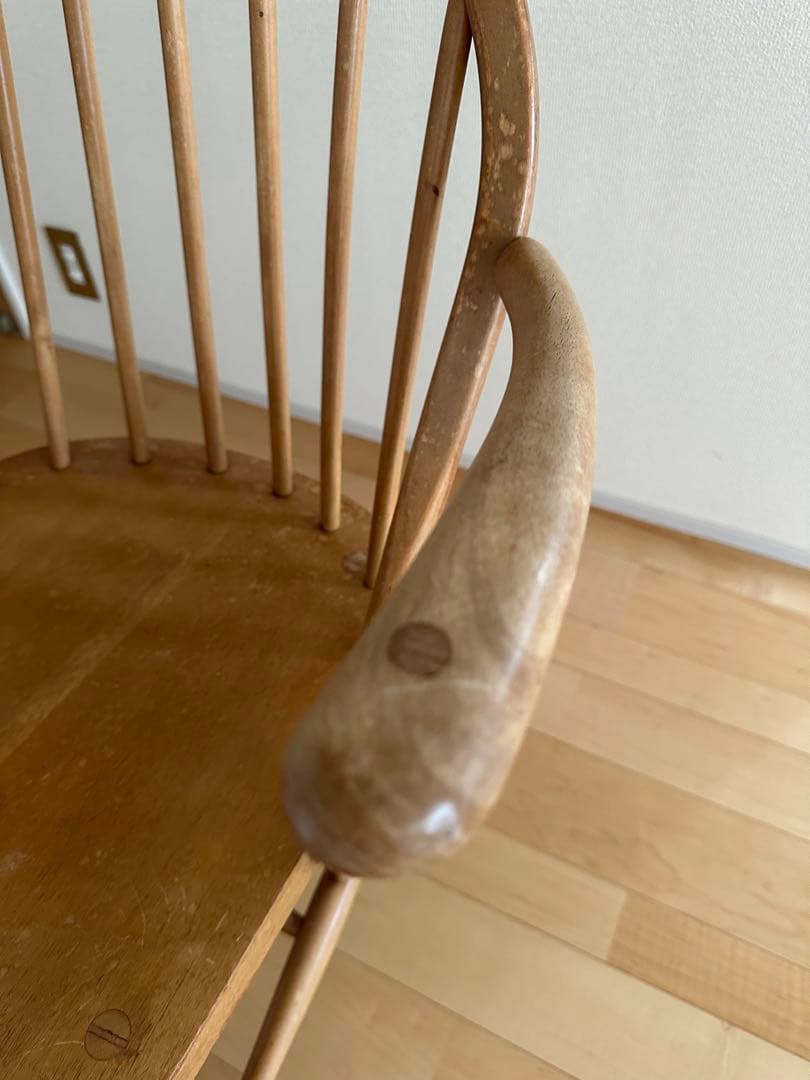 fiat lux イギリスアンティークercolフープバックアームチェア