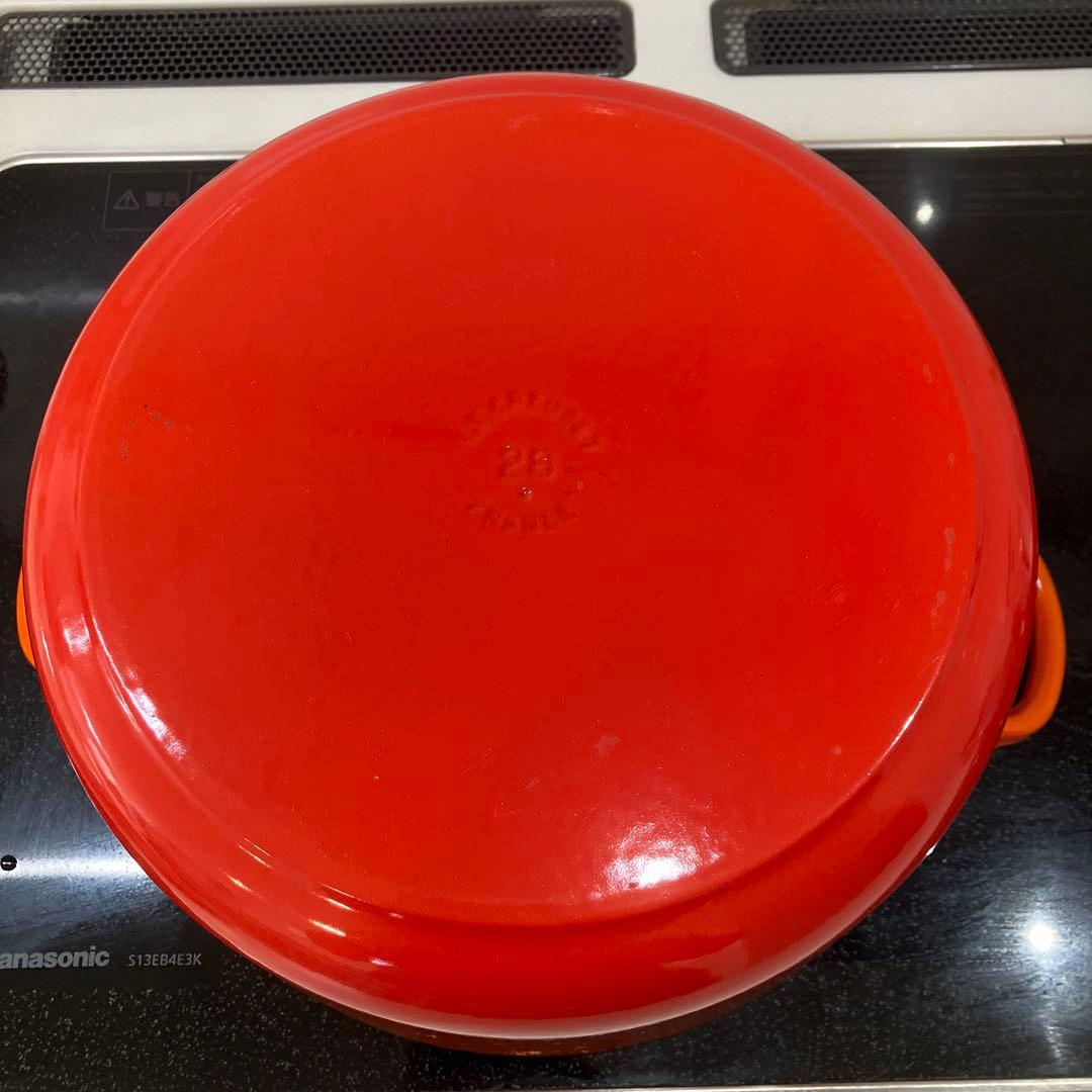 Le Creuset 両手鍋 28cm オレンジ