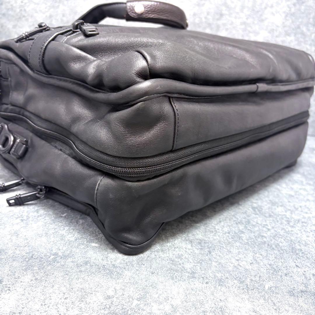 【希少】トゥミ 2way ビジネスバッグ オールレザー ブラック 96141D2