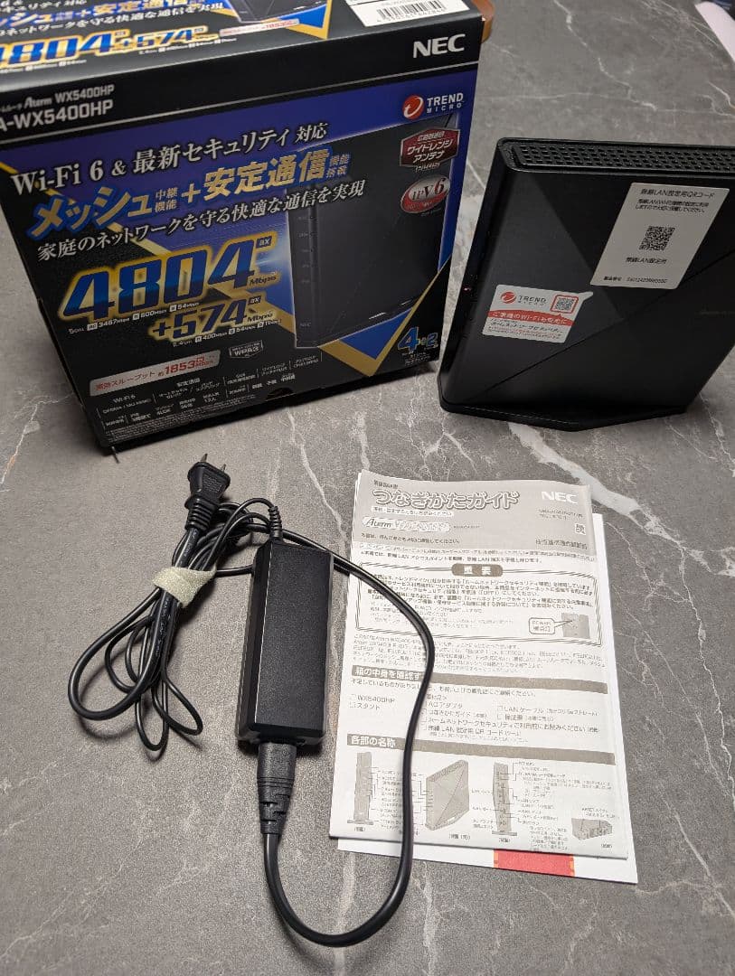 無線LANルーター　PA-W5400HP