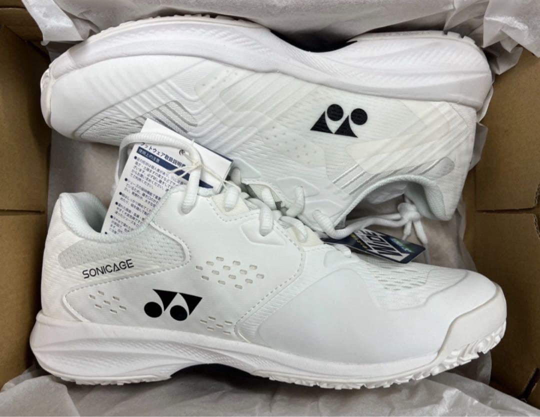 YONEXテニスシューズ クレー・砂入人工芝用 4E wide 011 27.5