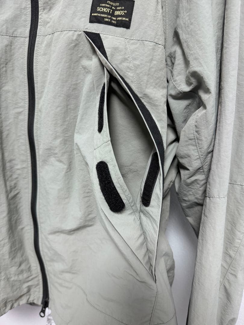 【極美品】 Schott ウインドブレーカー セットアップ L