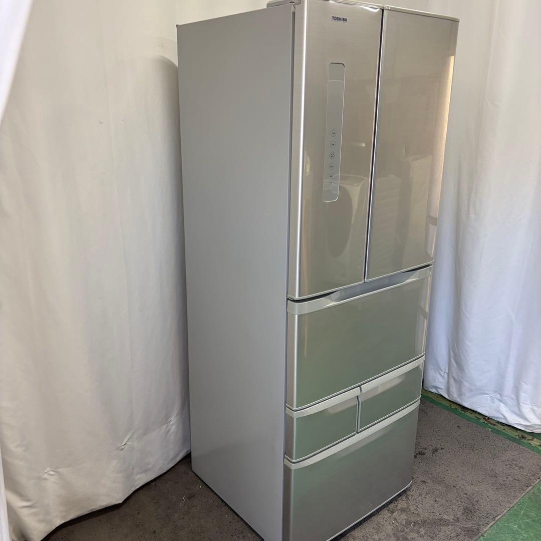 973a　東芝　冷蔵庫　500-600ℓ　フレンチドア　ベジータ　設置無料　安い