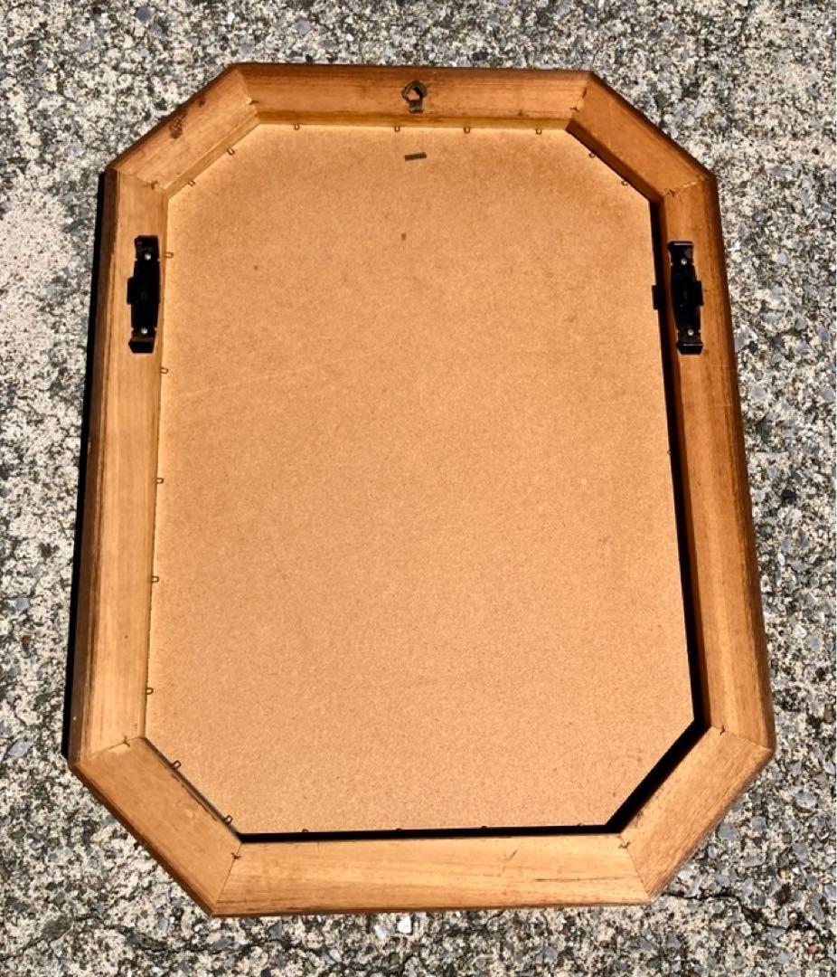 イタリア製 ビンテージ ウォールミラー 鏡 810×605