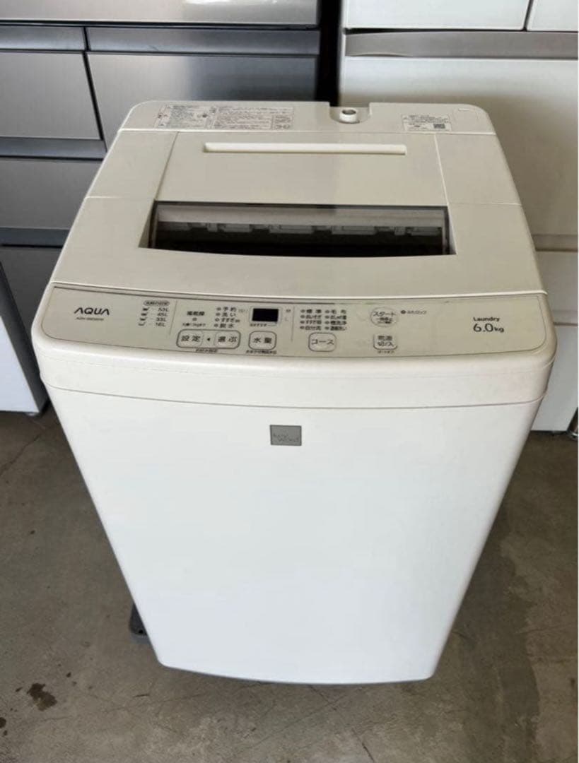 2017年式 6kg AQUA 洗濯機 AQW-S6E5