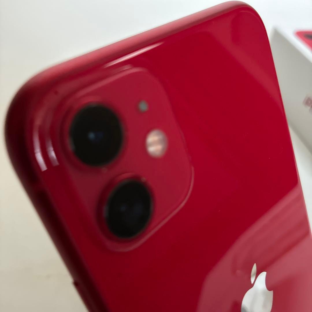 【美品❣️】Apple iPhone 11 (PRODUCT(RED)) 箱付き