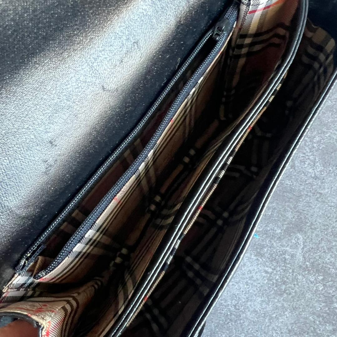 ⭐️Burberrys⭐️バーバリー ショルダーバッグ レザー ブラック