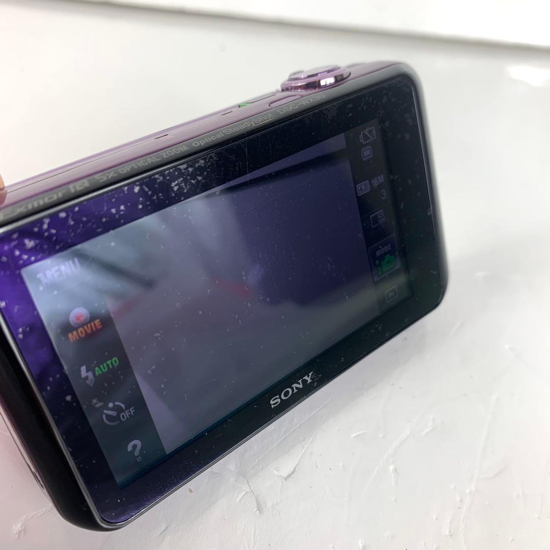 SONY Cyber-shot DSC-WX30 デジタルカメラ パープル