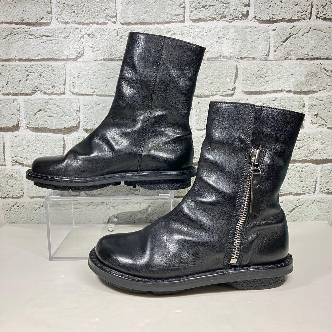 【極美品】Trippen ブーツ Deer サイズ36 サイドジップ 黒 レザー