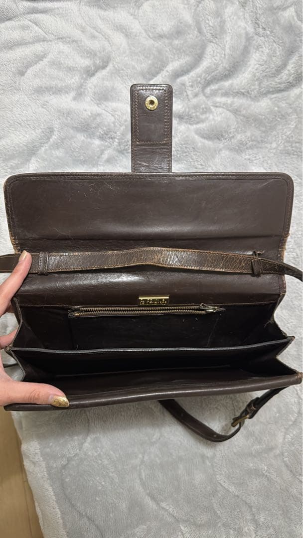 Fendi ショルダーバッグ ブラウン/ベージュ