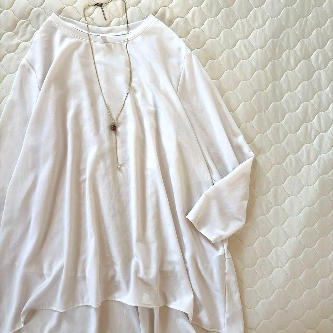 人気商品✴︎BEARDSLEY 後ろドレープTブラウス　アイボリー