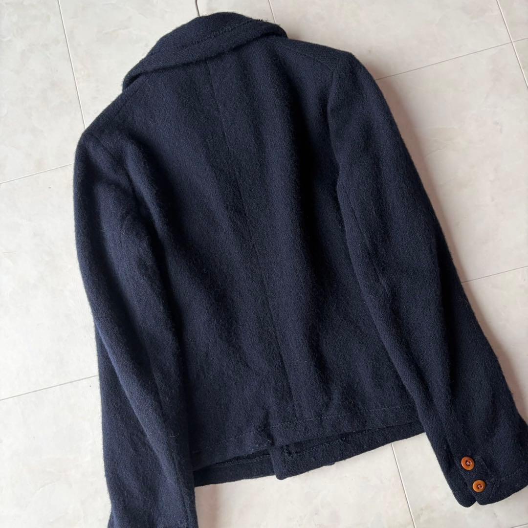 45Rフォーティファイブアール umi908 縮絨ウール ショートコート