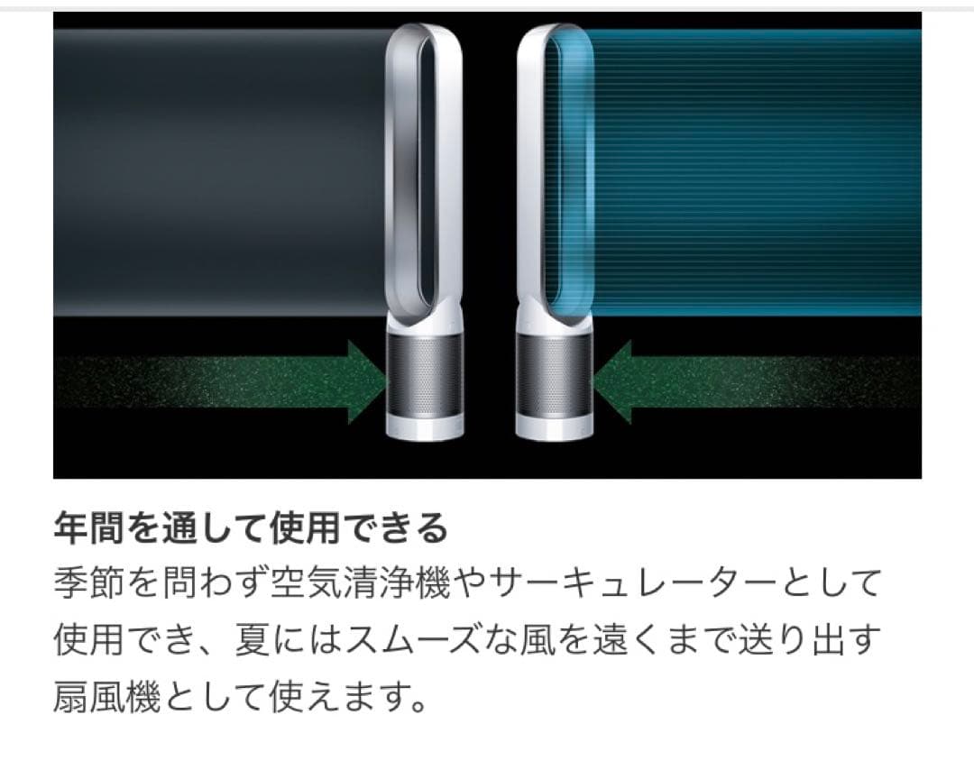 Dyson Pure Cool 空気清浄機能付ファン(TP00 WS)