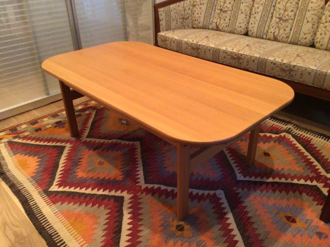 デンマークフレデリシア社　オークセンターテーブル　超美品