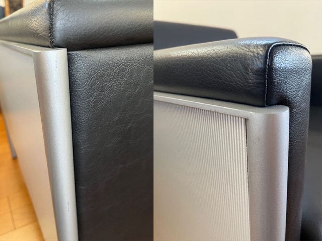 イトーキ　MEZZO ラウンジチェア　② 本革　21万 モダン シングルソファ