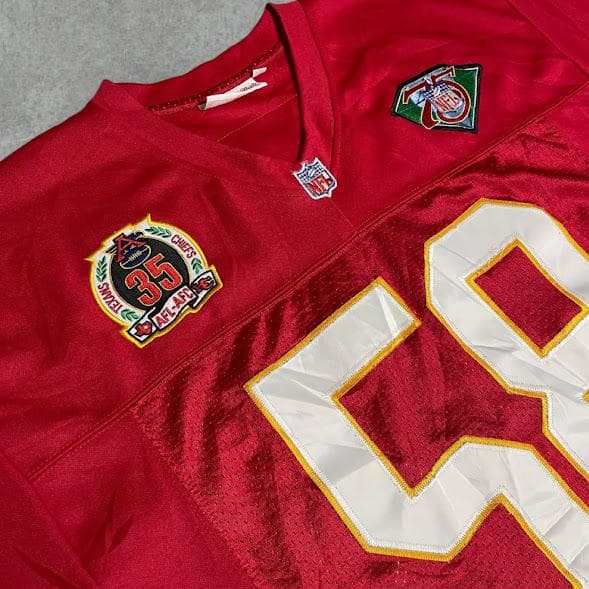 90s NFL チーフス ゲームシャツ 48サイズ デリックトーマス #58