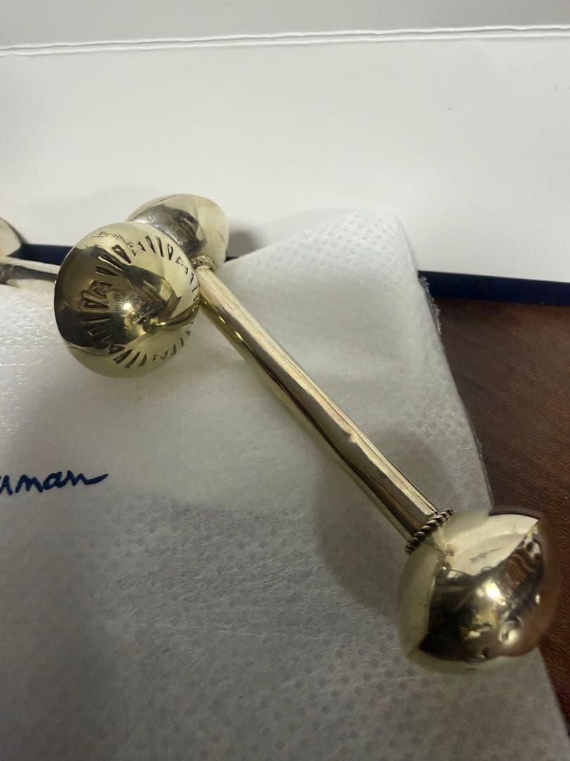 Ron Herman ダンベル型ラトル　ガラガラ　ロンハーマン　出産祝い