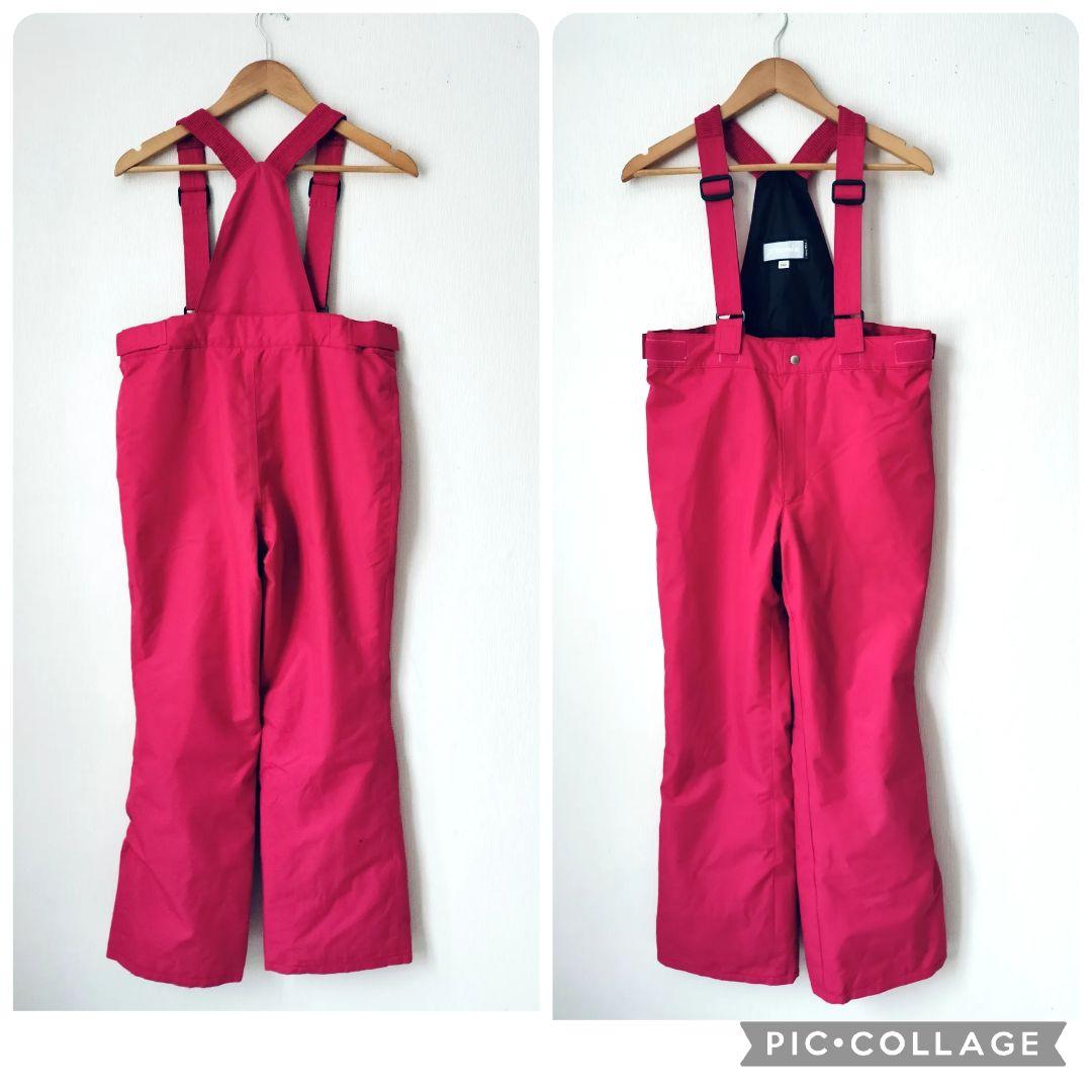 美品　Phenix クリスタルガールズ スキーウェア 160 花柄×ピンク 上下