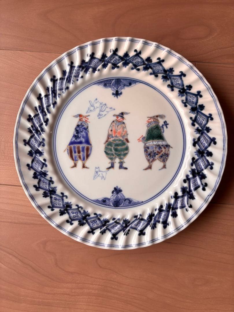 山本長左　異邦人　ケーキ皿　3枚