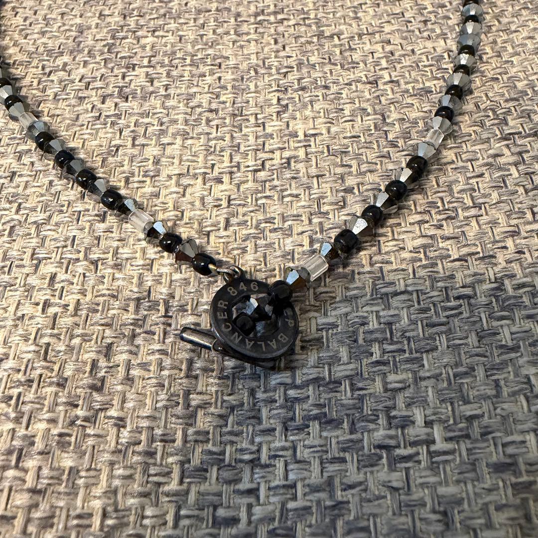 846４シリーズ ネックレス BLACKTITA2【SILVER&BLACK】