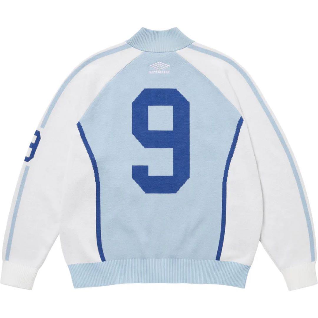 ウェア Supreme x Umbro Zip Up Sweater \"LightBlu