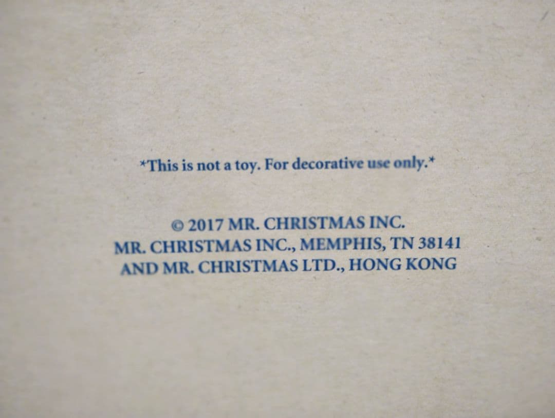 Mr. Christmas ミスタークリスマス クラッカーバレル ミュージカル