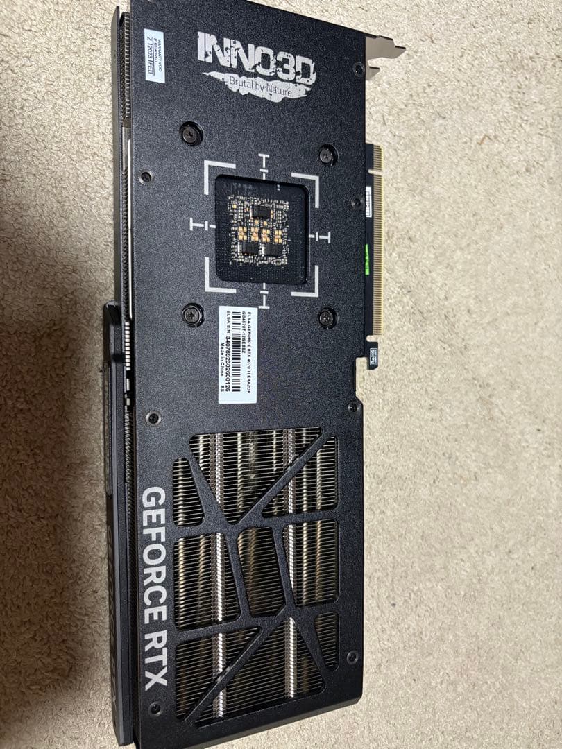 グラフィックボード・グラボ・ビデオカード INNO3D GeForce RTX4070ti