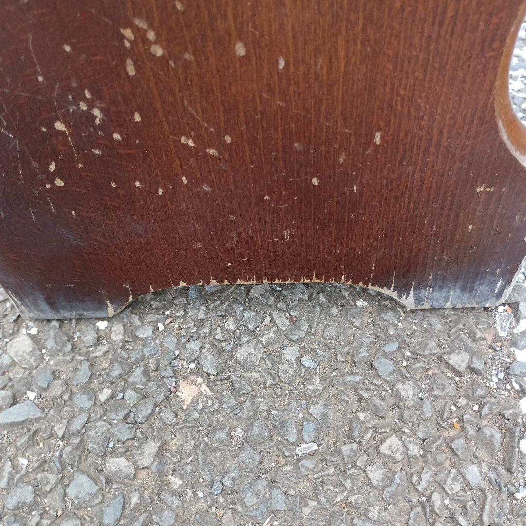 3080）Karimokuカリモク家具　電話台 花台　飾り台　昭和レトロ