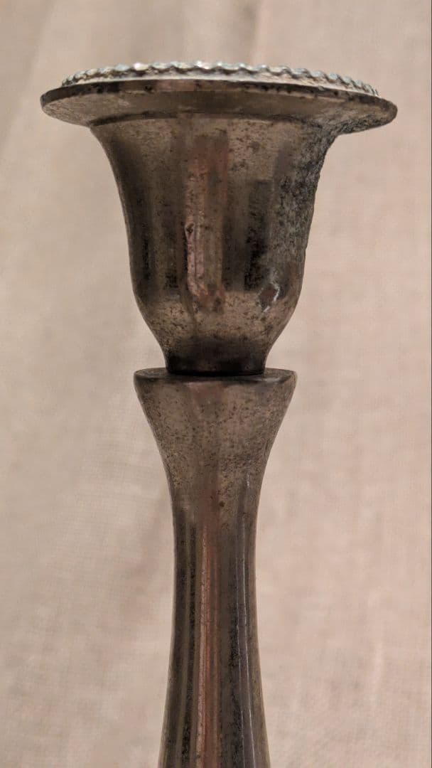 フランスアンティーク エレガント キャンドルホルダー 燭台 2個セット