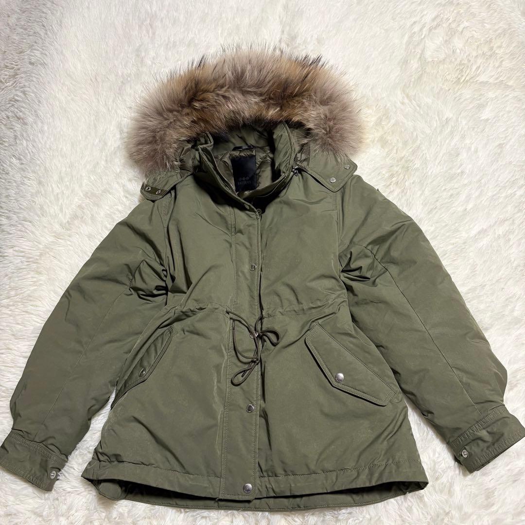 【極美品】タトラスモッズダウンジャケットネンナ NENNAラクーンファー3way