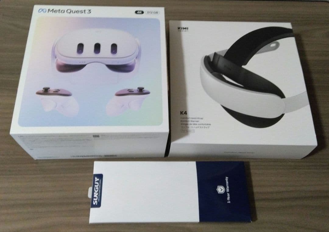  Quest 3（メタ クエスト 3)512GB ヘッドストラップ付