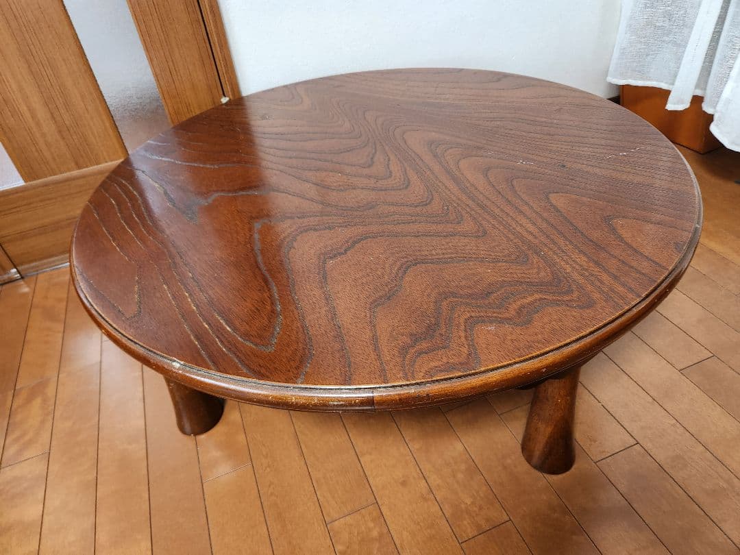 木製 円形座卓 ちゃぶ台古道具古民家古民具アンティークヴィンテージ