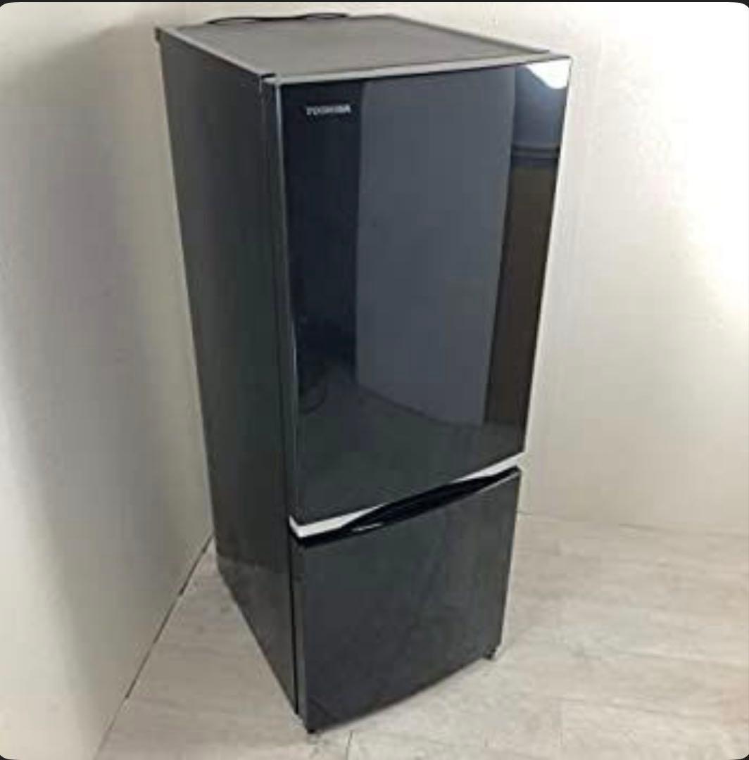 TOSHIBA 冷凍冷蔵庫 GR-M15BS(K) 動作品 2017年製